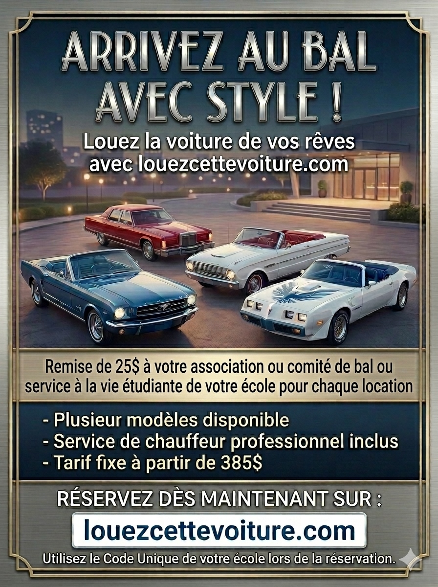 Arrivez au bal avec style